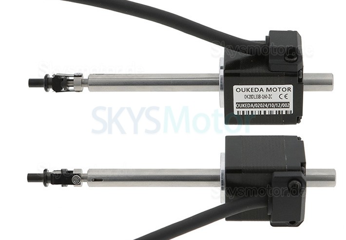 Nema 11 Hohlwellen Schrittmotor OK28DL33B-Q60-ZC 1,8° 6,8Ncm 28 x 28mm für Yamaha IC-Brennmaschine/Etikettiermaschine